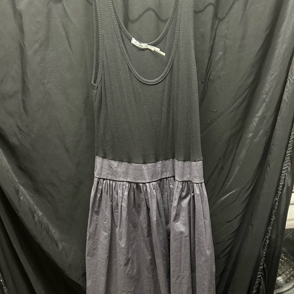 Kimchi Blue Black and Gray Midi Dress